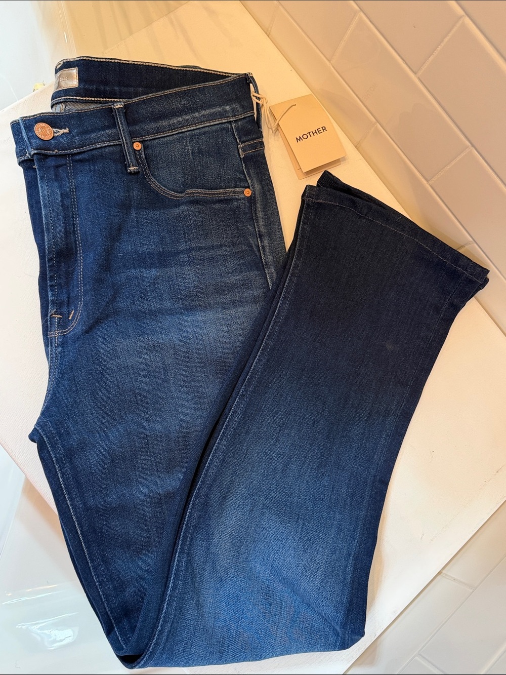 MOTHER the Runaway Jeans in Home Movies . NEW with tags